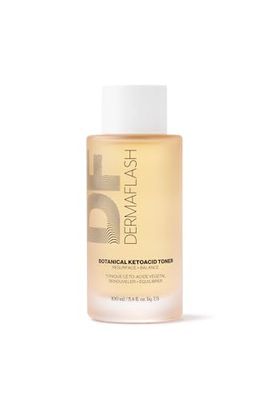DERMAFLASH Botanical KetoAcid Toner for Face, Non-Irritating, Hydrating Daily Facial Exfoliator, 100ml