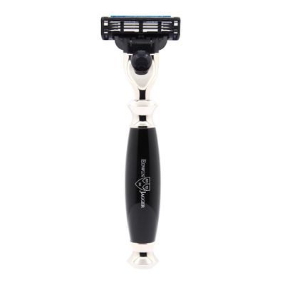 Edwin Jagger 4pc Black Shaving Set for Mach3 Blades