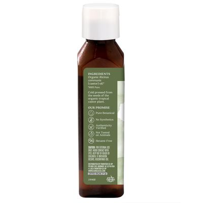 2 Packs of Aura Cacia Skin Care Oil - Organic Castor Oil - 4 Fl Oz