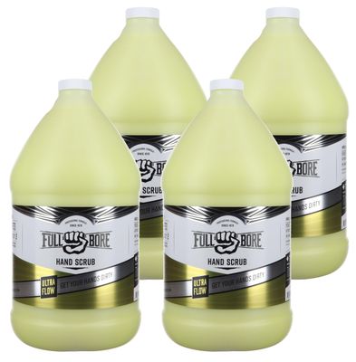 Full Bore Ultra Flow Hand Scrub, 1 Gallon (Case of 4) - Removes Oil, Grease, Dirt, Filth without Harsh Chemicals