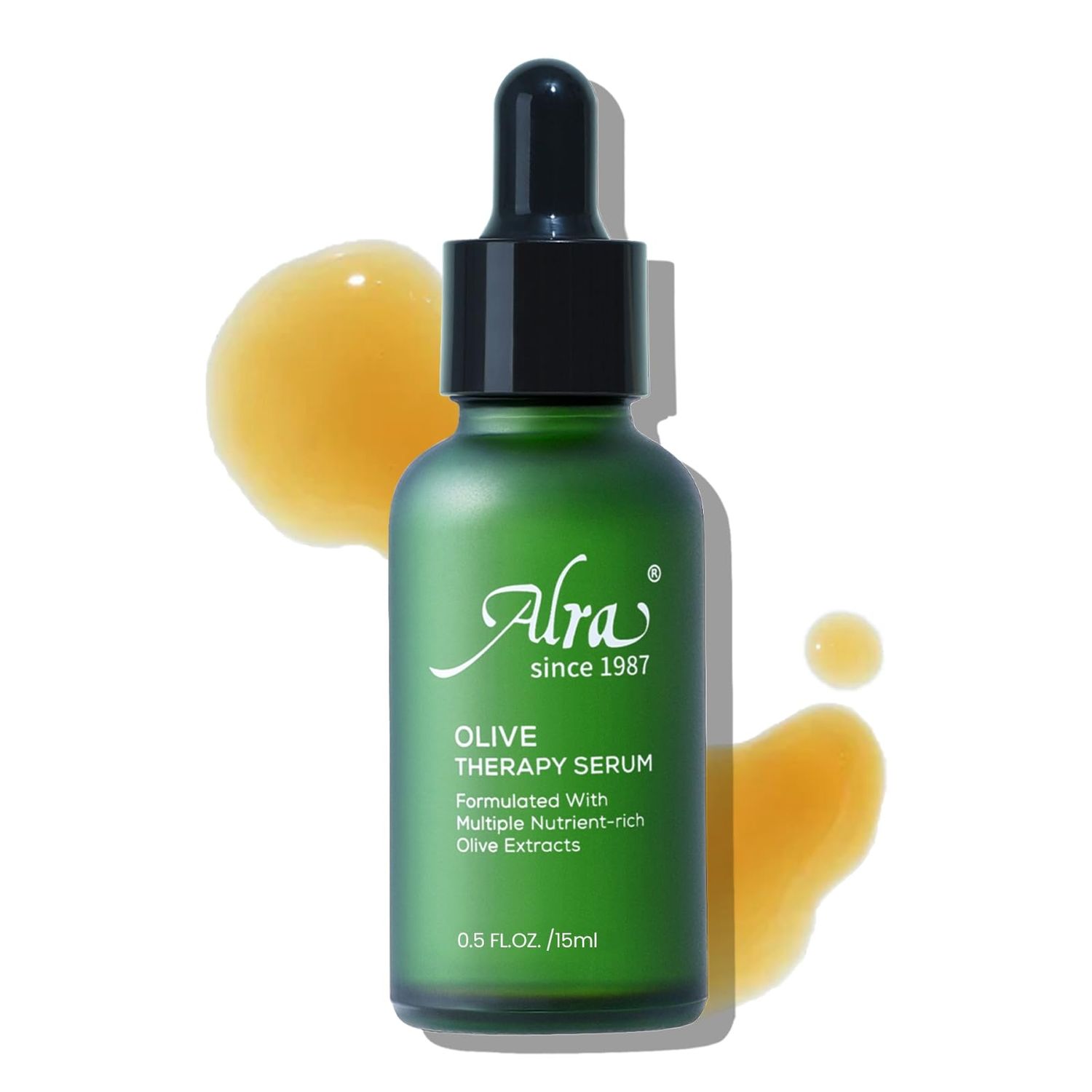 Alra Olive Therapy Serum for Face, Acne Treatment for Face with 22% Olive Extracts, Facial Serum Reduces Redness &amp; Anti-Acne, Skincare Gifts for Women/Men in Oily &amp; Acne-Prone Skin, 0.5 fl oz/15ml