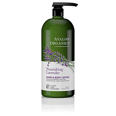 Avalon Organics Hand &amp; Body Lotion, Nourishing Lavender, 32 Oz