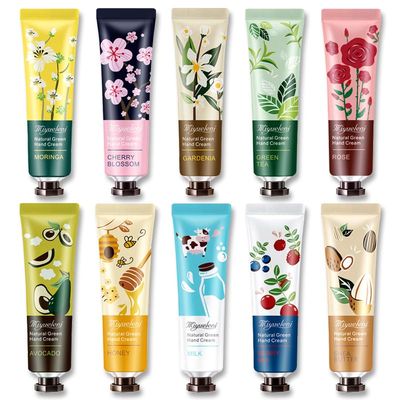 Dinalio 10 Pack Hand Cream Gifts Set - Natural Botanical Fragrance Hand Lotion Bulk Set,Travel Size Moisturizing Hand Lotion for Dry Cracked Hands,Mini Hand Lotion,Mothers Day Gifts