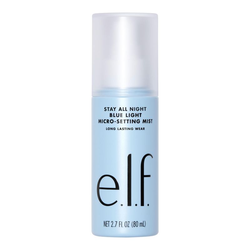 e.l.f. Stay All Day Blue Light Micro-Setting Mist Spray &amp; Skin Refresher For A Matte Finish, Reduces Transmission, 2.7 Fl Oz