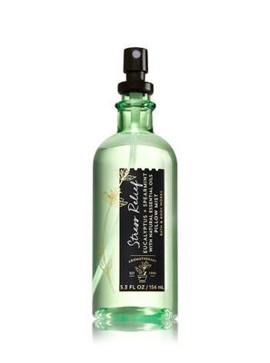 Bath and Body Works - Aromatherapy - Stress Relief - Eucalyptus &amp; Spearmint - Pillow Mist &amp; Body Cream - Gift Set - New 2017