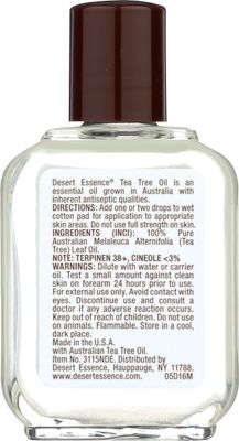 Desert Essence Oil Ttree 100%