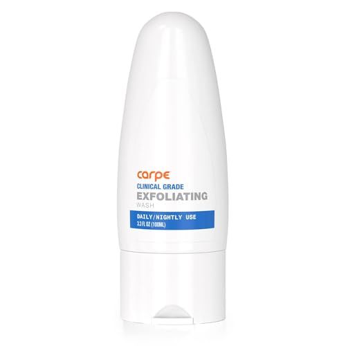 Carpe Exfoliating Underarm Scrub with Odor Protection, Underarm Exfoliator to Improve Deodorant Performance - Energizing Minty Fresh Smell - Armpit Scrub for Women and Men