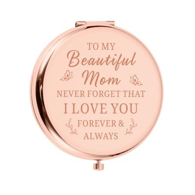 Eulalia Eclogue Womens Stocking Stuffers for Mom, Stocking Stuffers for Women, for Mom, Mom Gifts, Mom Birthday Gifts, Mothers Day Compact Mirror Gifts from Daughter Son, Valentines Day Gifts for Mom