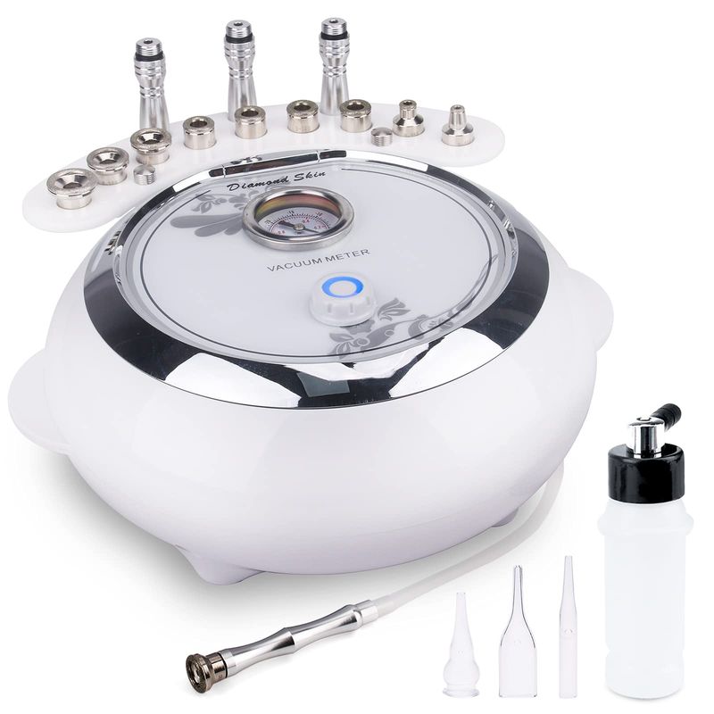 3 in 1 Diamond Microdermabrasion Machine, Yofuly 65-68cmHg Suction Power Professional Dermabrasion Equipment for Facial Skin Care
