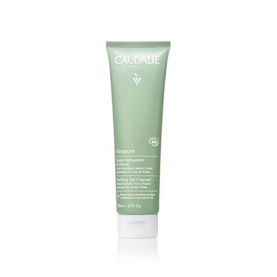 Caudalie Vinopure Pore Purifying Gel Cleanser with Natural Salicylic Acid, 5 Fl Oz