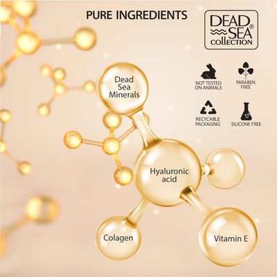 Dead Sea Collection Anti-Wrinkle Night Cream for Face with Hyaluronic Acid and Sea Minerals - Nourishing and Moisturizer Face Cream (1.69 fl.oz)