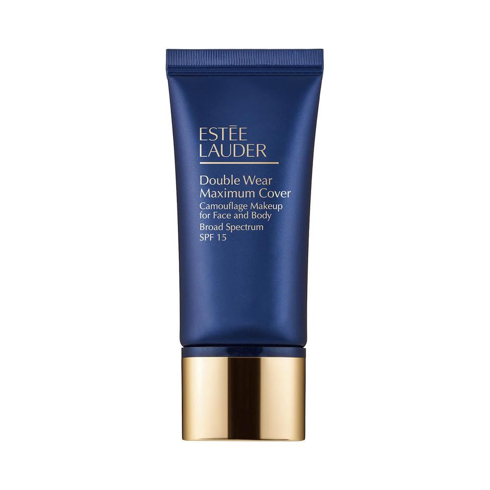 Double Wear 24-Hour Maximum Cover Camouflage Foundation for Face and Body SPF 15 | Covers Scars &amp; Tattoos, 1.0 Fl Oz, 1N1 Ivory Nude