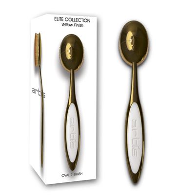 Artis Elite Oval 7 Brush | Oval Makeup Brush | Foundation Brush | Foundation, Makeup, Skincare | Use With Liquids, Powders, Creams | Airbrush Finish | Foundation Applicator | Blender Brush - Willow