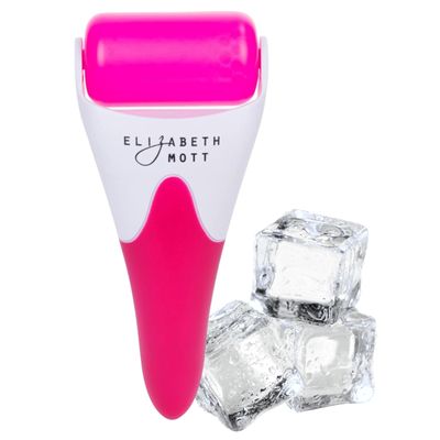 Elizabeth Mott-Ice Roller for Face &amp; Eye Puffiness Relief - Detachable &amp; Reusable Massager Head Face Roller Tool - Cold Therapy for Puffiness, Swelling, Redness, Blood Circulation - All Skin Types