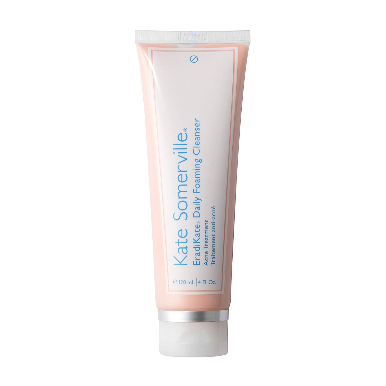 EradiKate 3% Sulfur Daily Foaming Cleanser Acne Treatment - Clinically Formulated Medicated Face Wash Balances Skin and Cleans Pores, 4 Fl Oz