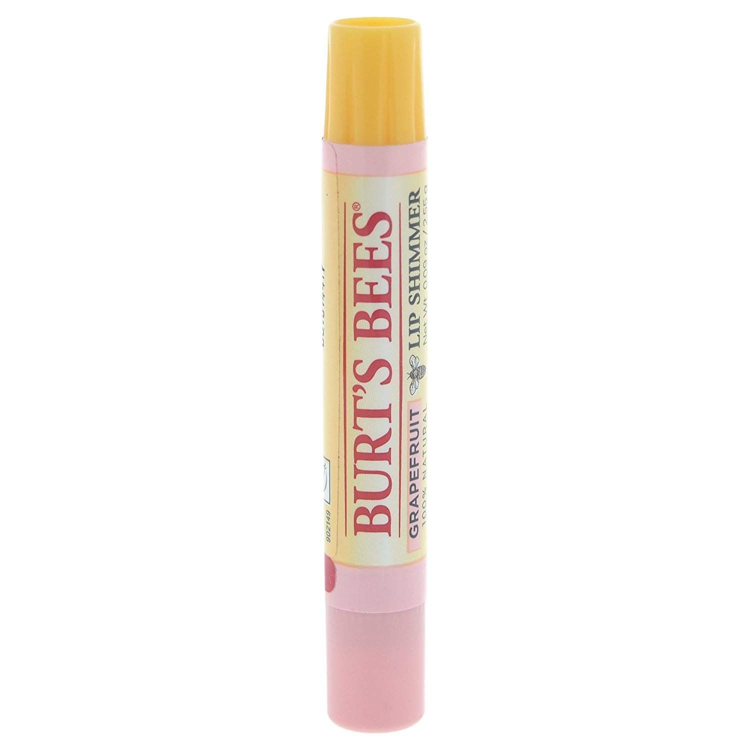 Burt&#39;s Bees Lip Shimmer, Grapefruit 0.09 Ounce (Pack of 4)