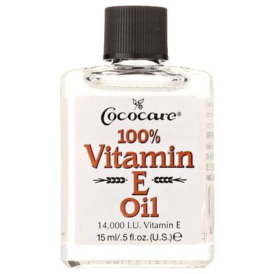 COCOCARE 100% Vitamin E Oil - Maximum Moisture for Dry Skin - 28000 I.U Wrinkle Reduction - 1 Fl Oz (Pack of 2)