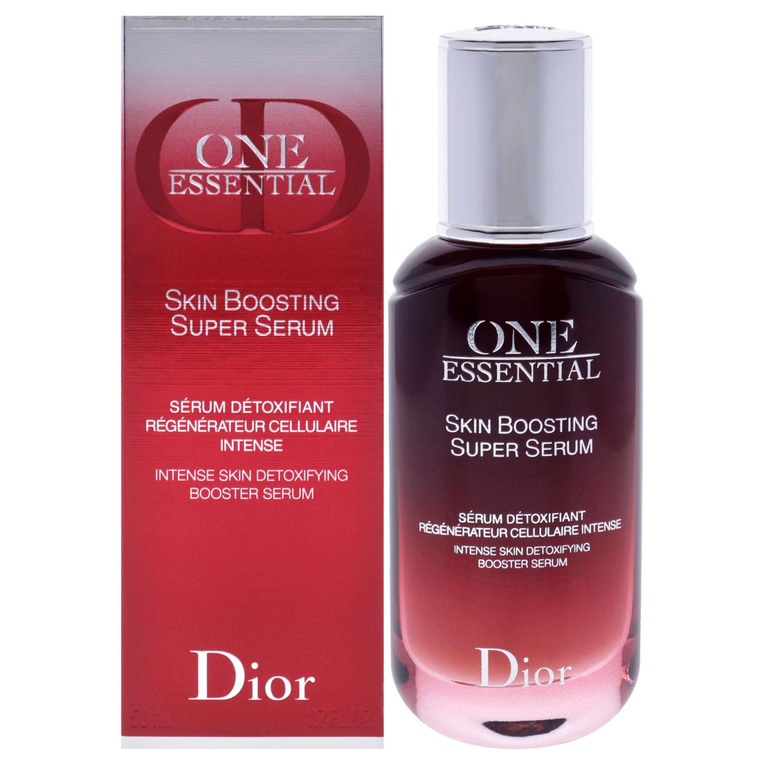 Christian Dior One Essential Intense Skin Detoxifying Booster Serum for Unisex, 1.7 Ounce