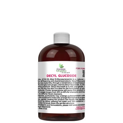 Dr Joe Lab Decyl Glucoside Natural Surfactant - Surfactants for Soap Making, Lauryl Glucoside, DIY Shower Gel, Skin Care, Body and Face Wash, Plant Derived, Natural - 8 Oz