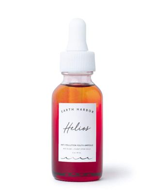 Earth Harbor | HELIOS Anti-Pollution Youth Ampoule - Combat Skin Stressors &amp; Glow | Aftersun | Plant Stem Cells + Red Algae Astaxanthin | 1 fl oz