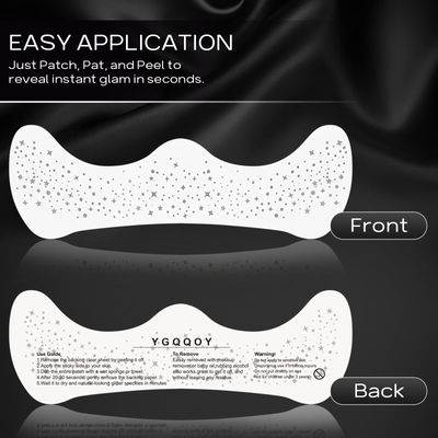 Glitter Freckles Face Tattoo, Glitter Freckles,10pcs Silver Face Glitter Makeup Speckles,Sparkle Makeup Patches