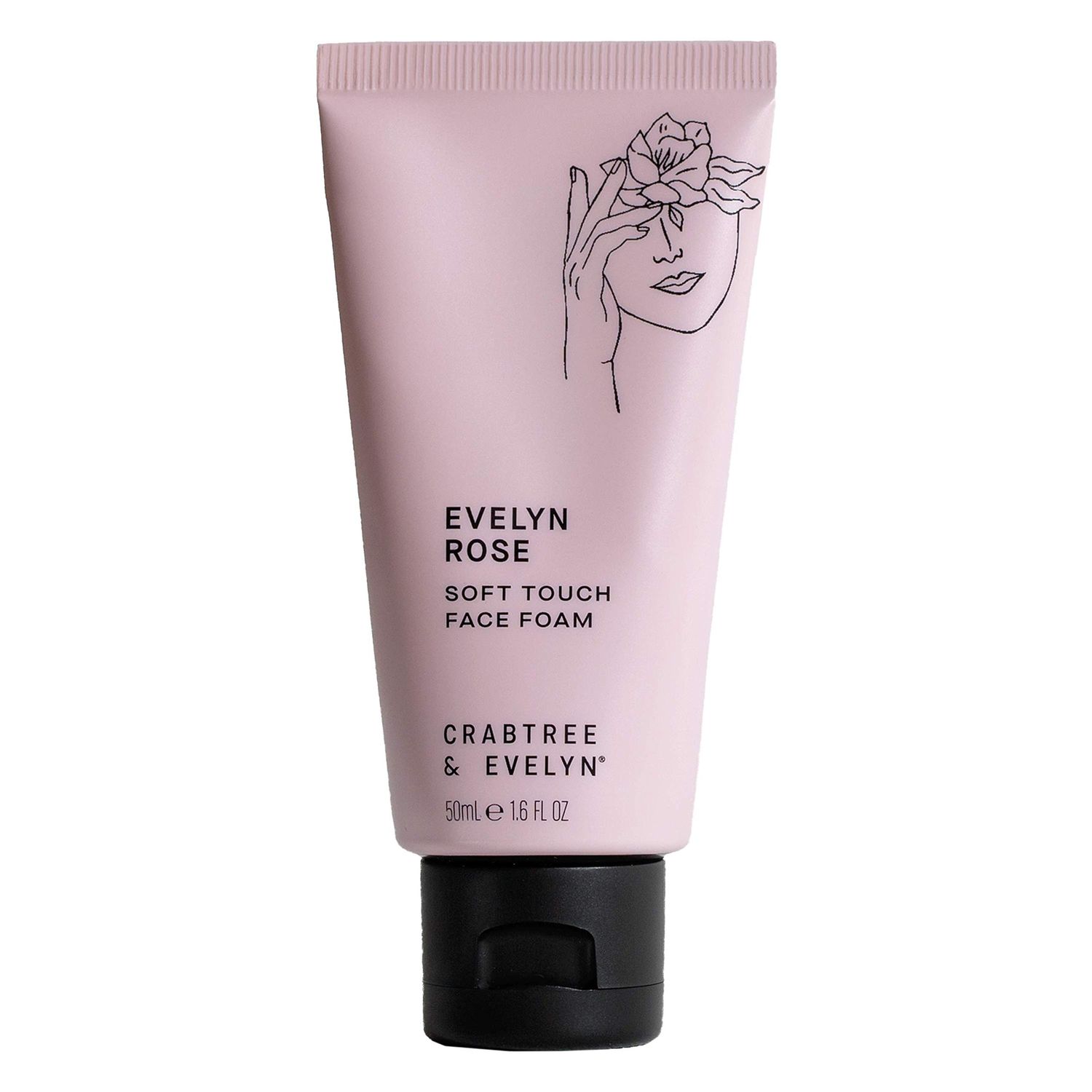 Crabtree &amp; Evelyn Evelyn Rose Soft Touch Face Foam 1.6 fl oz
