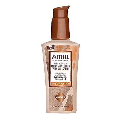 Ambi Even &amp; Clear Daily Facial Moisturizer with SPF 30, 3.5 Ounce