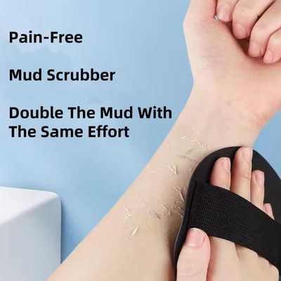 Exfoliating Body Scrubber for Shower, Smooth Skin, Eco Friendly Exfoliating Body Scrubber, Dead Skin Remover,Body Polish,Treatment of Keratosis Pilaris for Adults Child Unisex (3 Pack-Black)