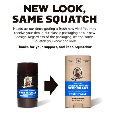 Dr. Squatch Natural Deodorant for Men - Odor-Squatching Men's Deodorant Aluminum Free - Summer Citrus + Cool Fresh Aloe (2.65 oz, 2 Pack)