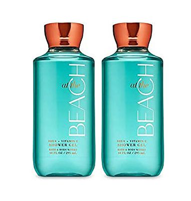 Bath &amp; Body Works At The Beach Shower Gel Gift Sets For Women 10 Oz 2 Pack (At The Beach)