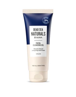 Dead Sea Naturals Facial Cleansing Gel - Refreshing rinse-off daily cleanser for face, washes away dirt &amp; impurities, leaves skin radiant &amp; supple, with powerful Dead Sea Minerals, 3.4 Fl.Oz