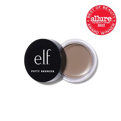 e.l.f. Putty Bronzer, Creamy & Highly Pigmented Formula, Creates a Long-Lasting Bronzed Glow, Infused with Argan Oil & Vitamin E, Feelin Shady, 0.35 Oz (10g)