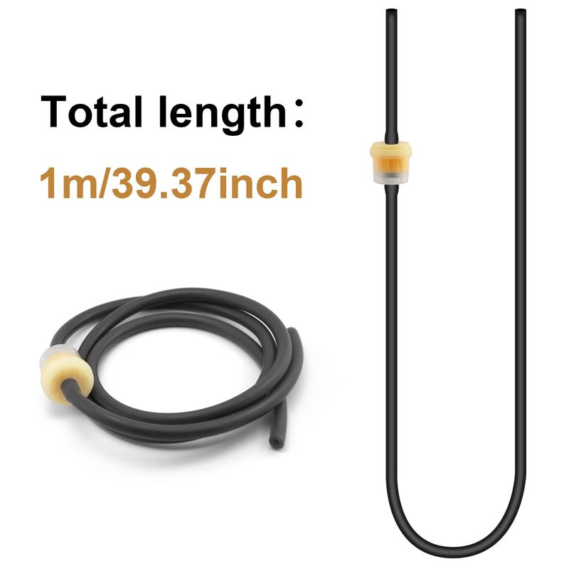 39" Silicone Tube Or Plastic Filter Or Filter Tube Set Spare Parts For Vacuum Or Diamond Microdermabrasion Machine Elitzia ETFT958 (Filter With Gray Tube)
