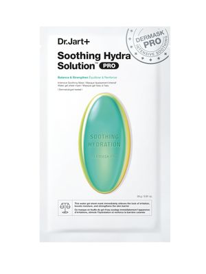 Dr.Jart+ Dermask Soothing Hydra Solution Face Mask for Visibly Irritated Skin | Sheet Mask | Korean Skin Care, 1 Pack