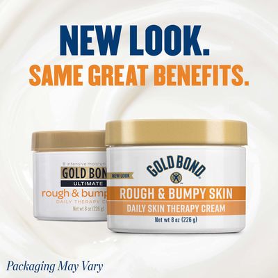 Gold Bond Rough &amp; Bumpy Daily Skin Therapy Cream, 8 oz., With 7 Moisturizers &amp; 3 Vitamins