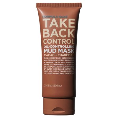FORMULA 10.0.6 - Take Back Control Oil-Controlling Mud Mask - Creamy Mud Mask, Detoxes Skin &amp; Decongests Pores 3.4 fl oz (100ml)