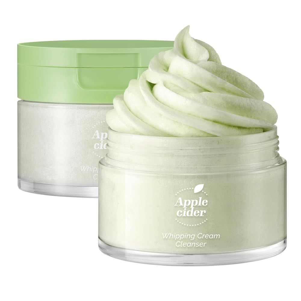 Ariul Apple Cider Whipping Cream Cleanser/Salicylic Acid 0.5%, KFDA certified acne-relief functional foam cleanser, All in One Cleansing Cream, Cleanser that pack 3.4 oz (100mL)