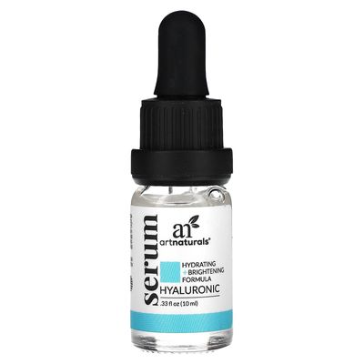 ArtNaturals Hyaluronic Acid Serum - Anti- Aging Facial Serum, Natural Moisturizer w/Vitamin C Serum &amp; Vitamin E - for Skin Care - Reduce Wrinkles &amp; Dark Spots (0.33 Fl Oz (Pack of 1))