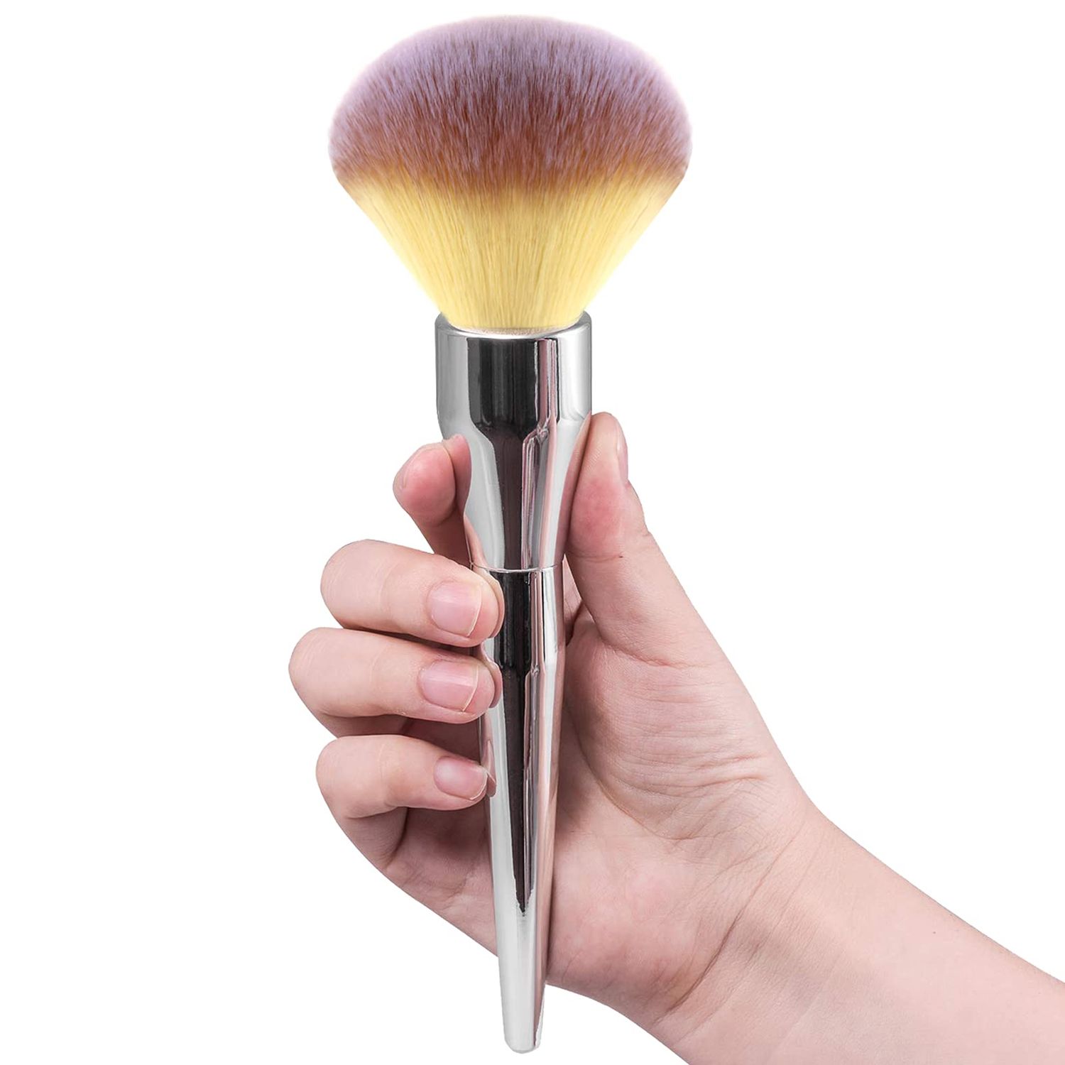 Foundation Brush,Daubigny Large Powder Brush Flat Arched Premium Durable Kabuki Makeup Brush Perfect For Blending Liquid,Cream and Flawless Powder,Buffing, Blending,Concealer