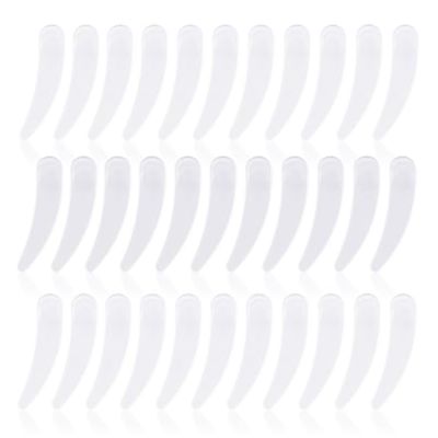 200PCS Cosmetic Spatulas, Small Makeup Spatula, Mini Plastic Makeup Scoop for Mixing and Sampling, Skin Care Facial Cream Mask Spatula (White)