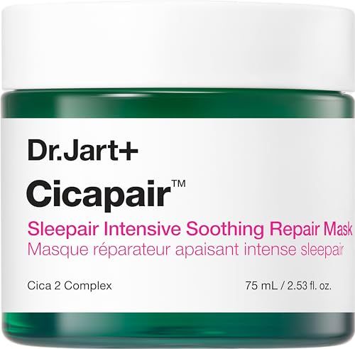 Dr.Jart+ Cicapair Sleepair Intensive Repair Night Face Mask | Skin Barrier Repair | Korean Skin Care, 2.53 Fl Oz