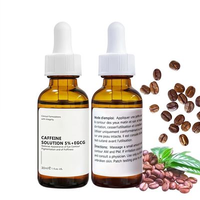 Caffeine Solution 5% + EGCG, Caffeine Eye Serum For Face, Moisturizing Under Eye Solution For Reduces Dark Circles &amp; Puffiness, 30ML