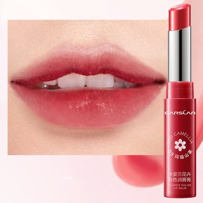 CARSLAN Rose Moisturizing Lipstick Nutritious Lip Balm - Longlasting Repair Dry Chapped Lip, 08, 1 count
