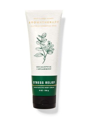 Bath and Body Works Aromatherapy EUCALYPTUS SPEARMINT Body Cream II Stress Relief - 8oz / 226g