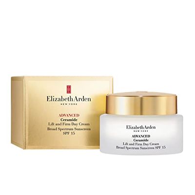 Elizabeth Arden Advanced Ceramide Lift and Firm Moisturizing Day Cream SPF 15, Lightweight, Infused with Ceramides, Hydrates and Tightens Skin, 1.7 fl. oz