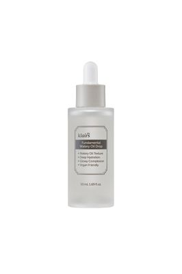 DearKlairs Fundamental Watery Oil Drop, 1.69 Fl Oz, water-based serum with the rich hydration of a facial oil