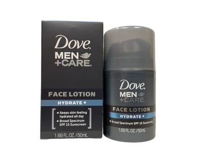 Dove Men+Care Hydrate + SPF 15 Sunscreen Face Lotion - 1.69 Oz (Pack of 3)