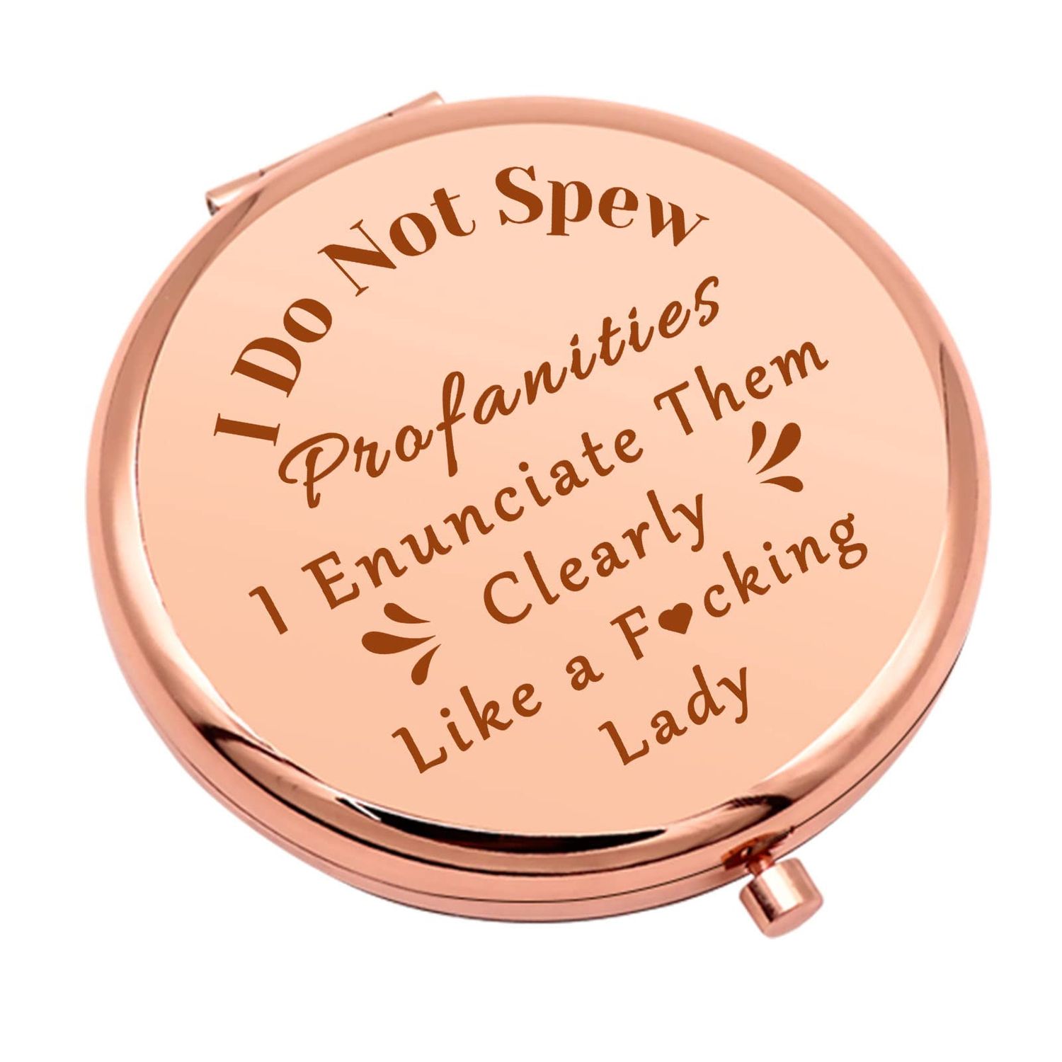 Funny Gifts for Women Compact Makeup Mirror for Daughter Friends Sister Funny Friendship Gifts for Women Thank You Gifts Pocket Makeup Mirror for Coworkers Wife Niece Graduation Birthday Gifts