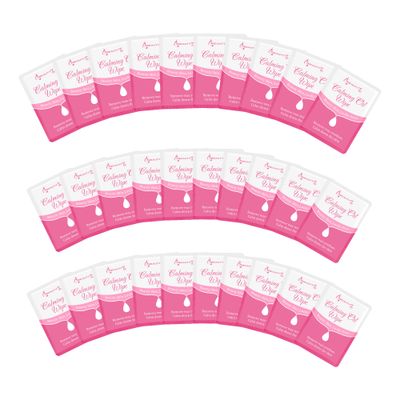 Beauty7 Post Wax Calming Oil Wipes 30 Packs Post Wax Oil Wipes Post Waxing Cleanser After Wax Remover Removes Residue Reduces Redness Refill Pack
