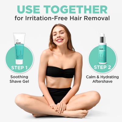 Bump Patrol For Her - Calm &amp; Hydrating Aftershave for Women - Razor Bumps, Razor Burn, and Ingrown Hair Treatment for Bikini Area, Underarms, and Legs (2oz)